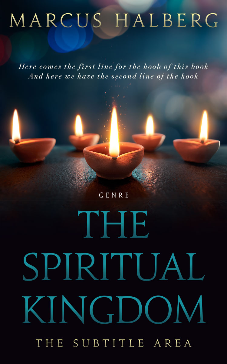 2D view of Premade Religion & Spirituality Book Cover - Mirage