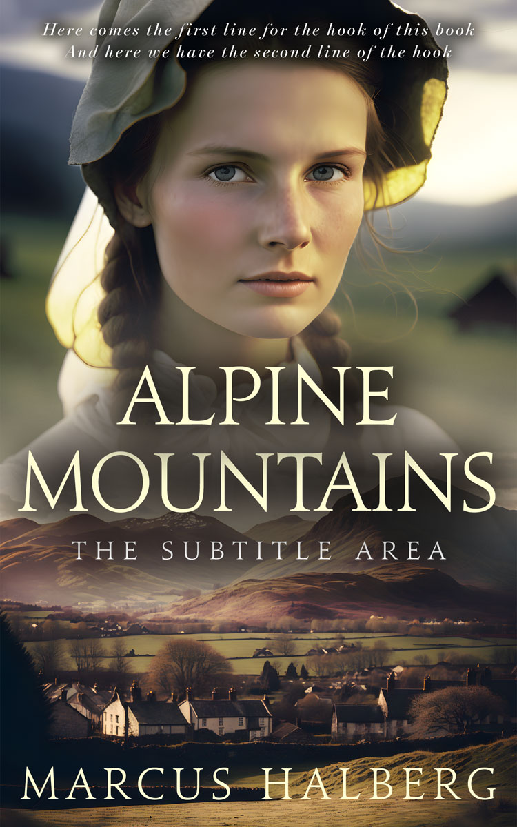 2D view of Premade Historical Book Cover - Merlin