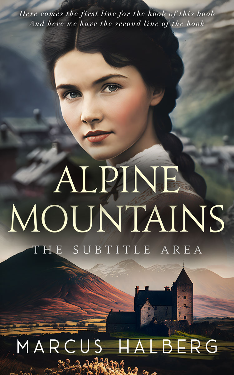 2D view of Premade Historical Book Cover - Tuatara