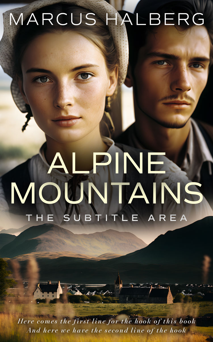 2D view of Premade Romance Book Cover - Zeus