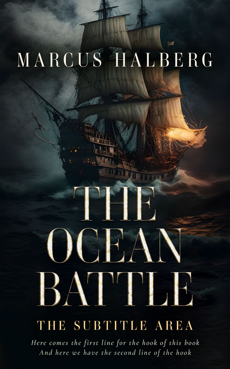 2D view of Premade Historical Book Cover - Woodsmoke