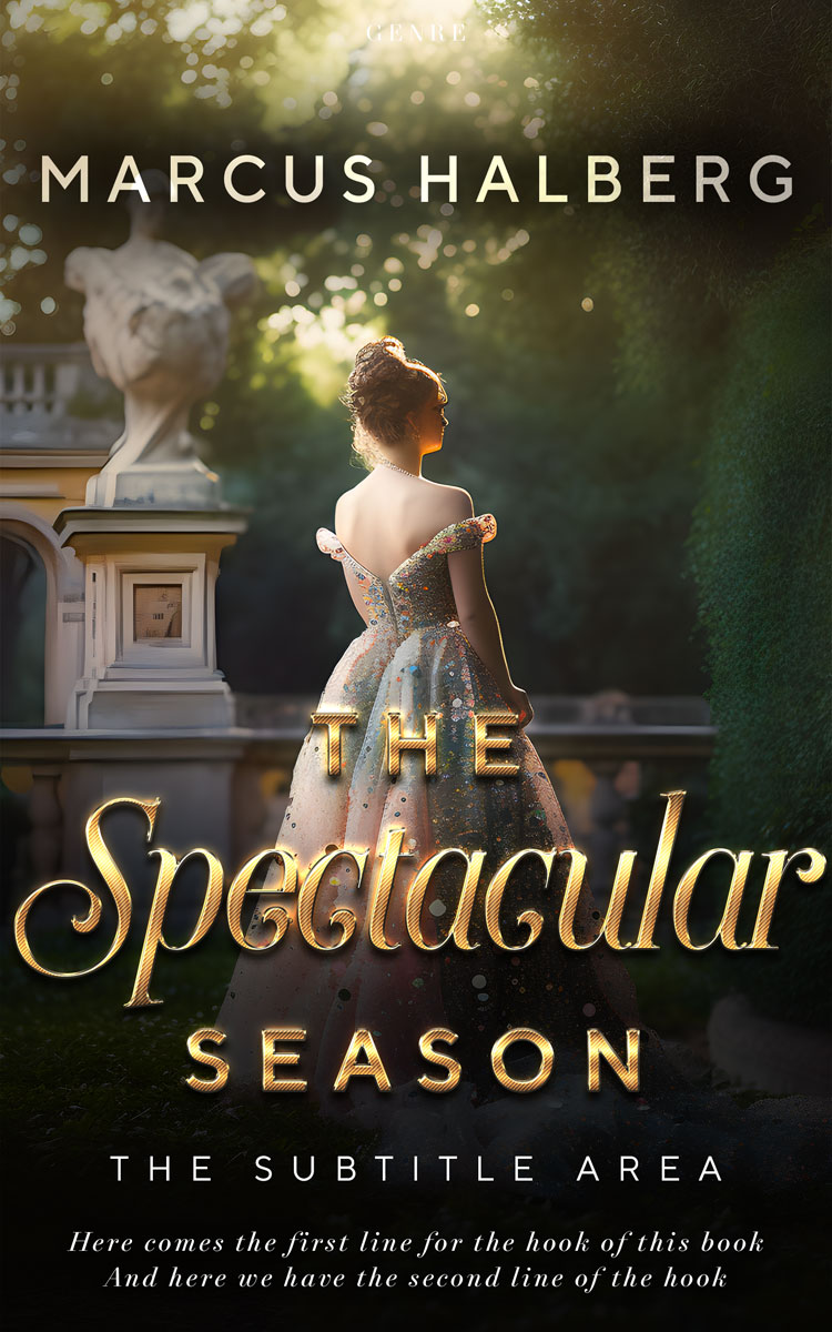 2D view of Premade Fantasy Book Cover - Rangitoto