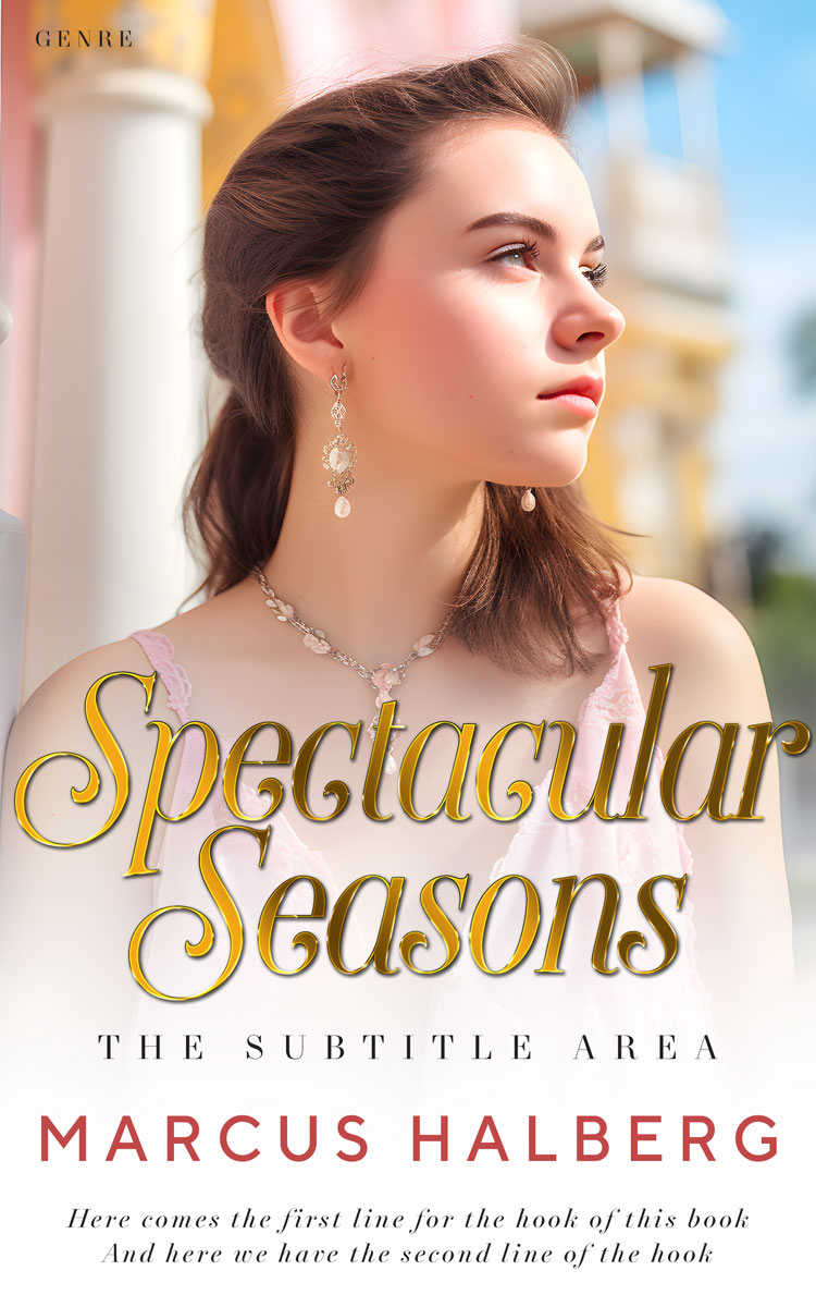 2D view of Premade Royal Romance Book Cover - Wafer