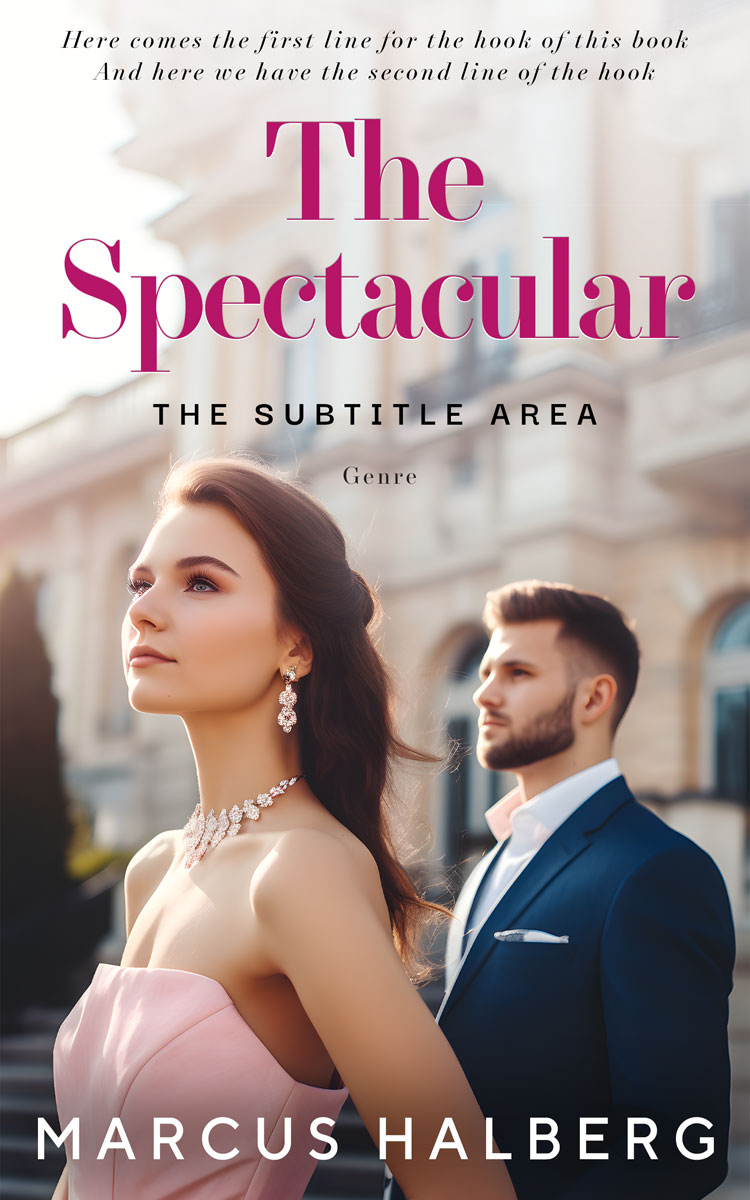 2D view of Premade Romance Book Cover - Cold Turkey