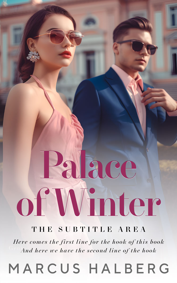 2D view of Premade Romance Book Cover - Del Rio