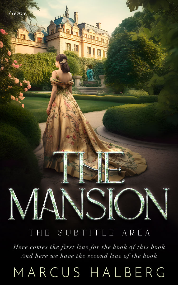 2D view of Premade Romance Book Cover - Yuma