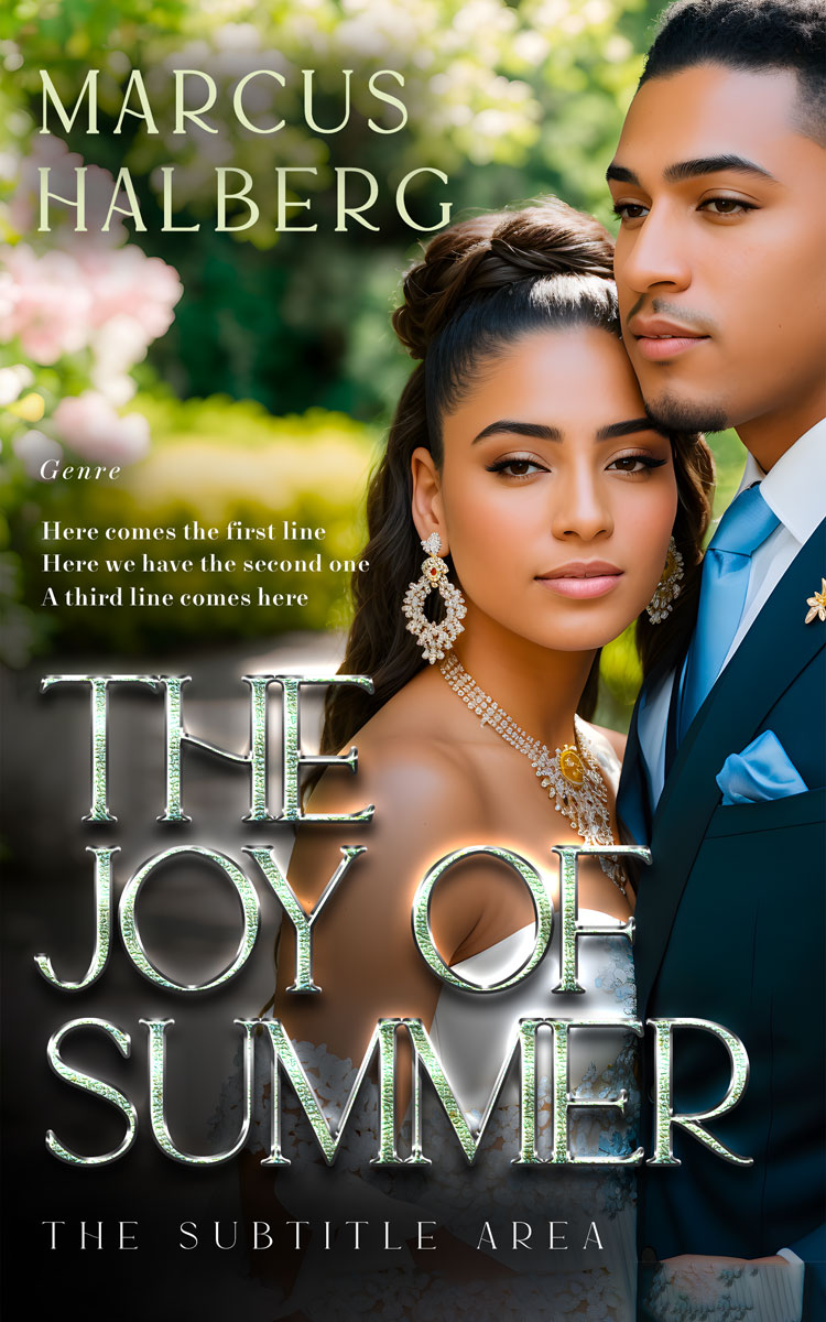2D view of Premade Romance Book Cover - Sorrell Brown