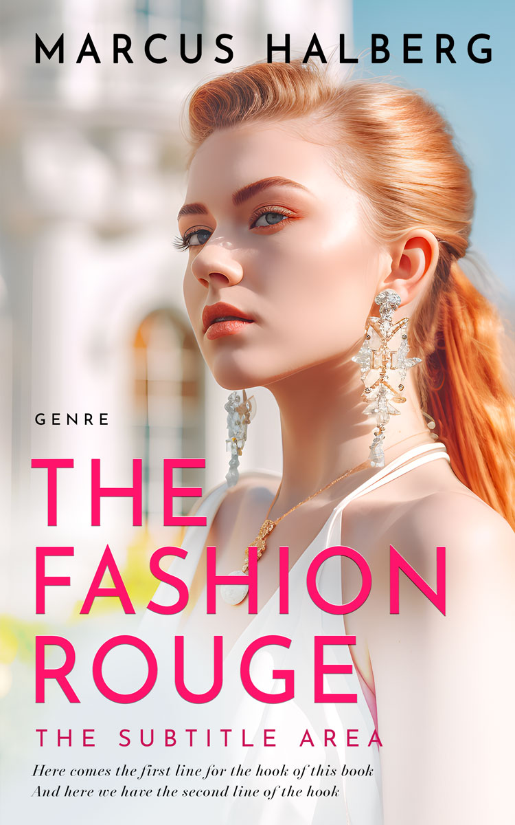 2D view of Premade Romance Book Cover - Wafer