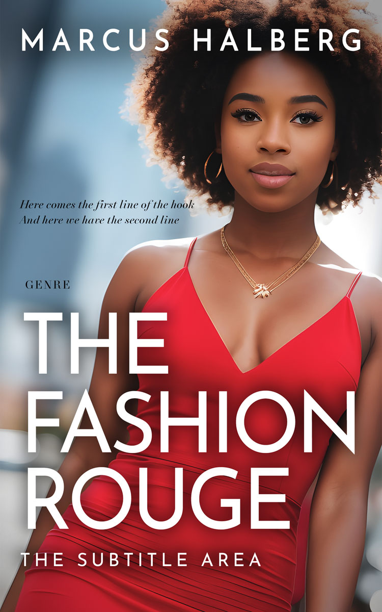 2D view of Premade Chick Lit Book Cover - Spicy Mix