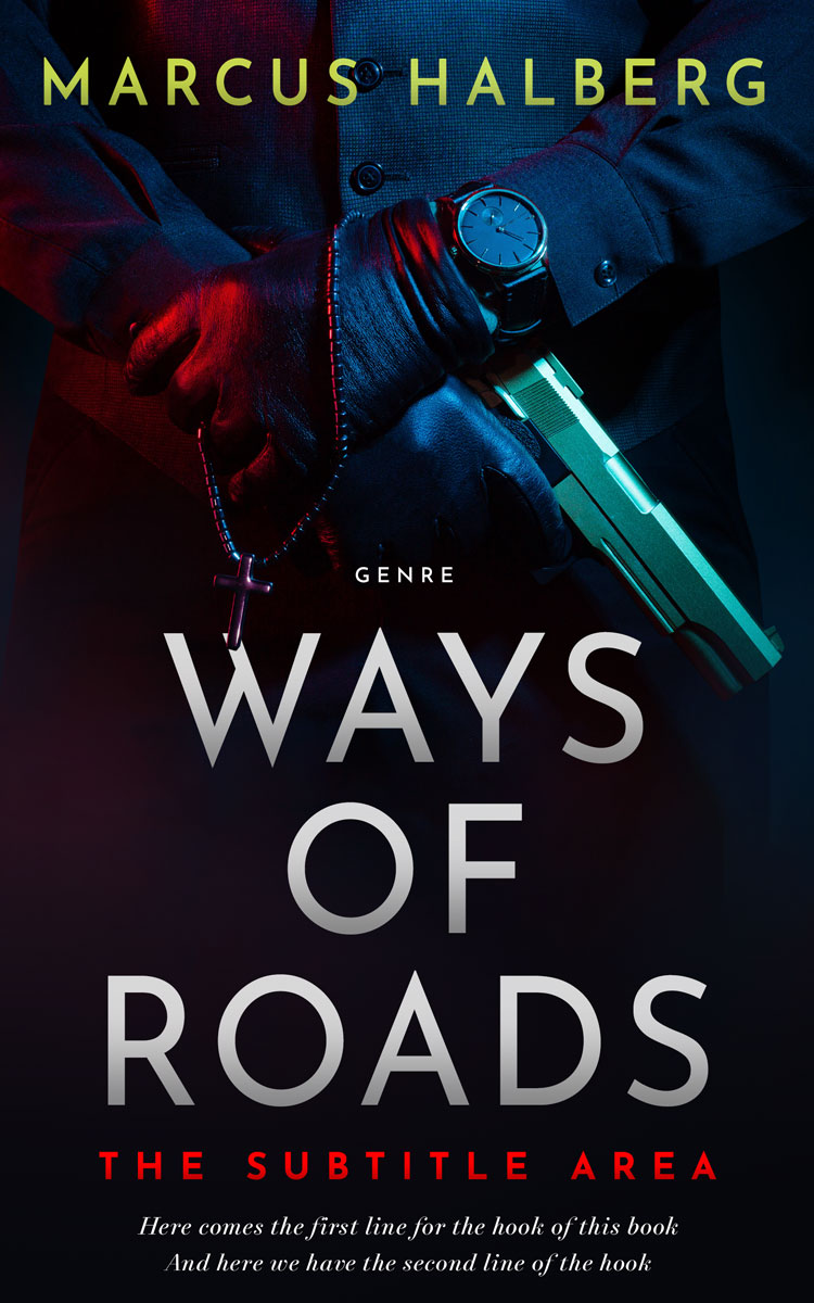 2D view of Premade Mystery & Thriller & Suspense Book Cover - Vulcan