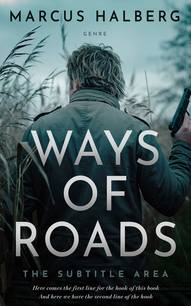 2D view of Premade Mystery & Thriller & Suspense Book Cover - Tower Gray