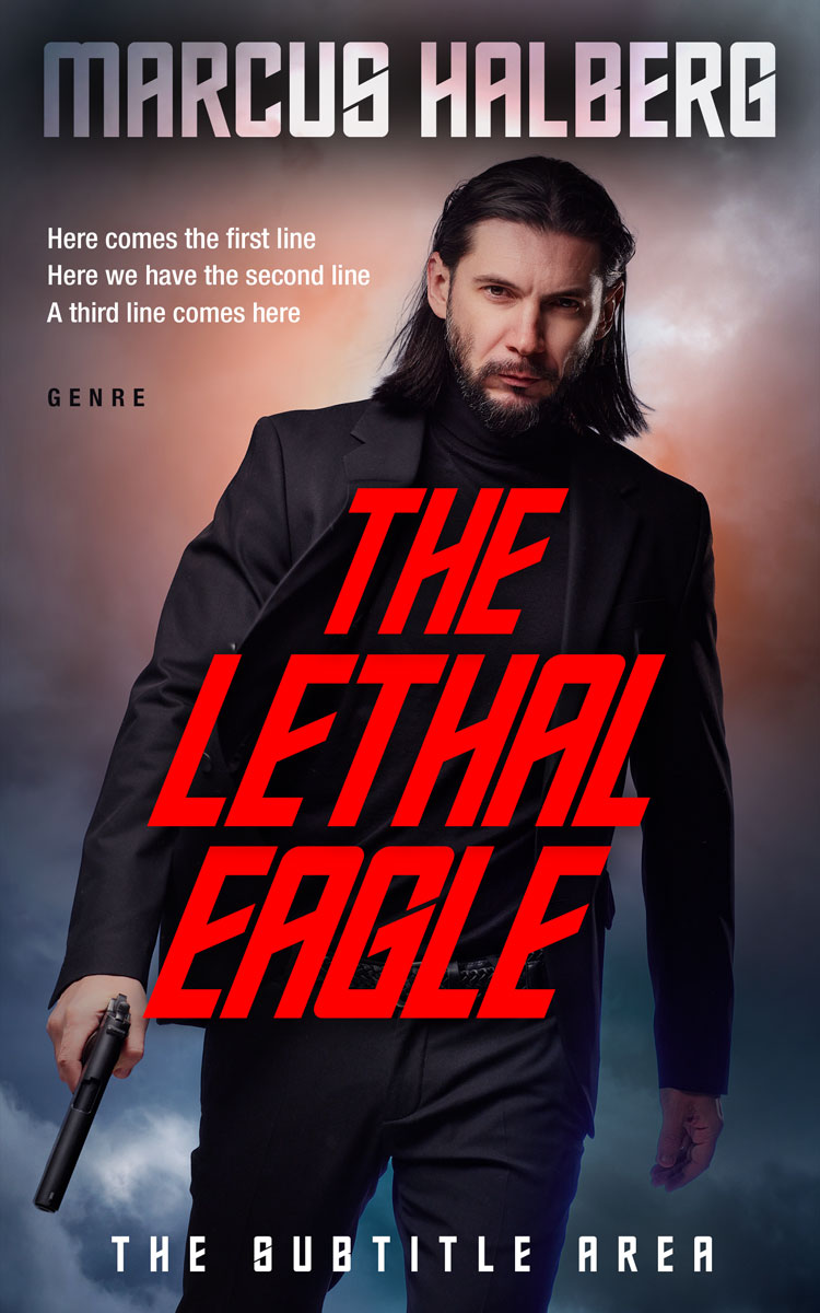 2D view of Premade Mystery & Thriller & Suspense Book Cover - Roman