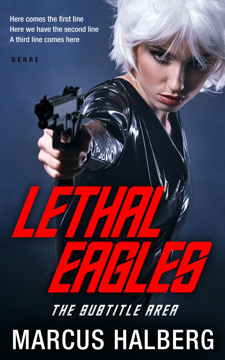 2D view of Premade Mystery & Thriller & Suspense Book Cover - Sunglo