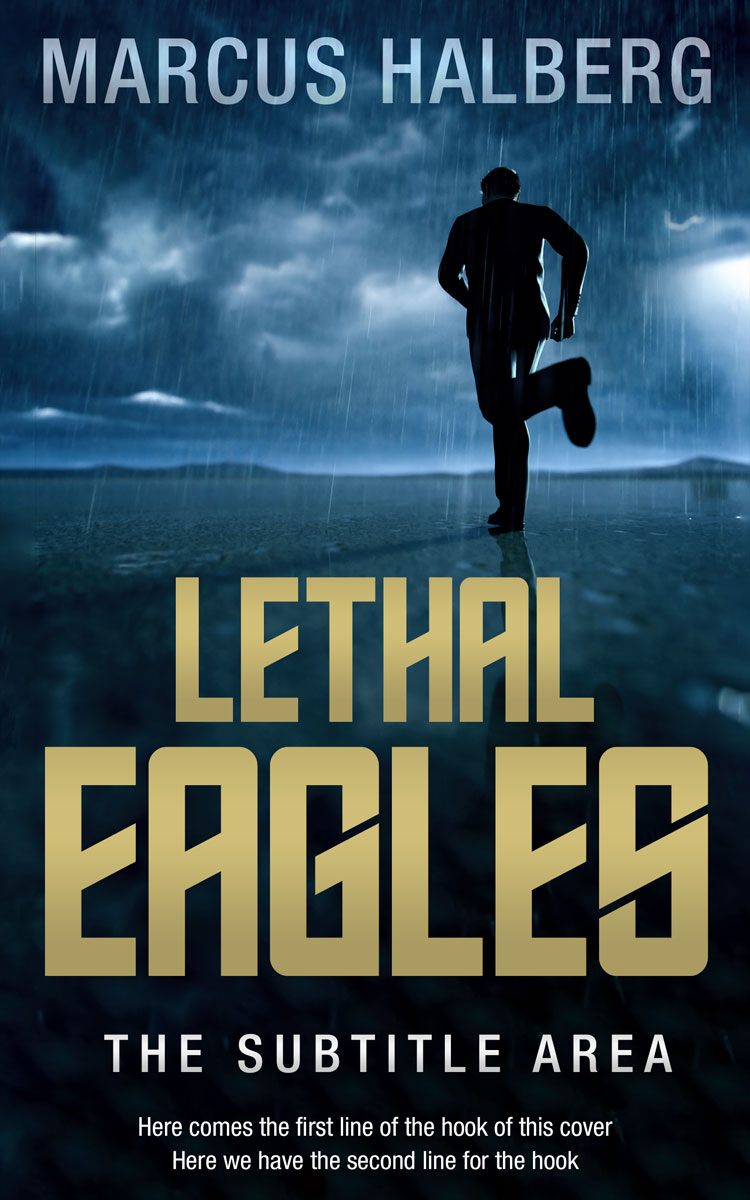 2D view of Premade Mystery & Thriller & Suspense Book Cover - Indian Khaki