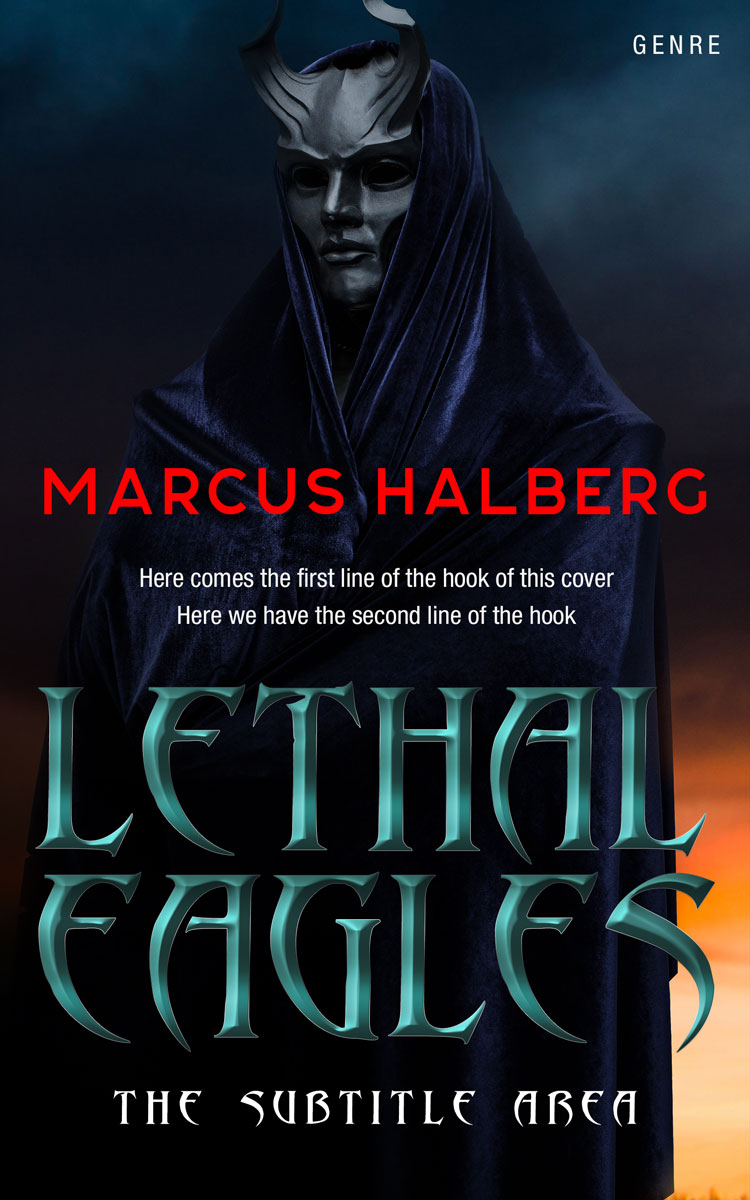 2D view of Premade Fantasy Book Cover - Bunker