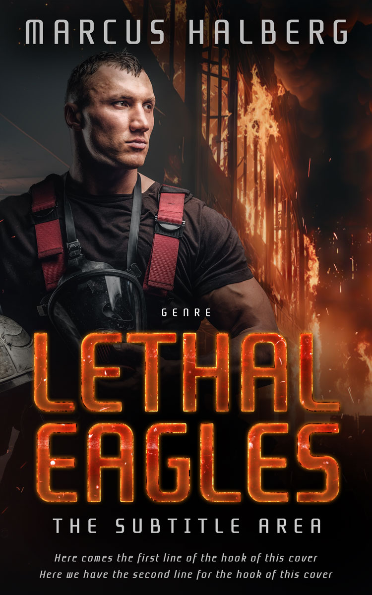 2D view of Brown Rust #27323 - Premade Mystery & Thriller & Suspense Book Cover