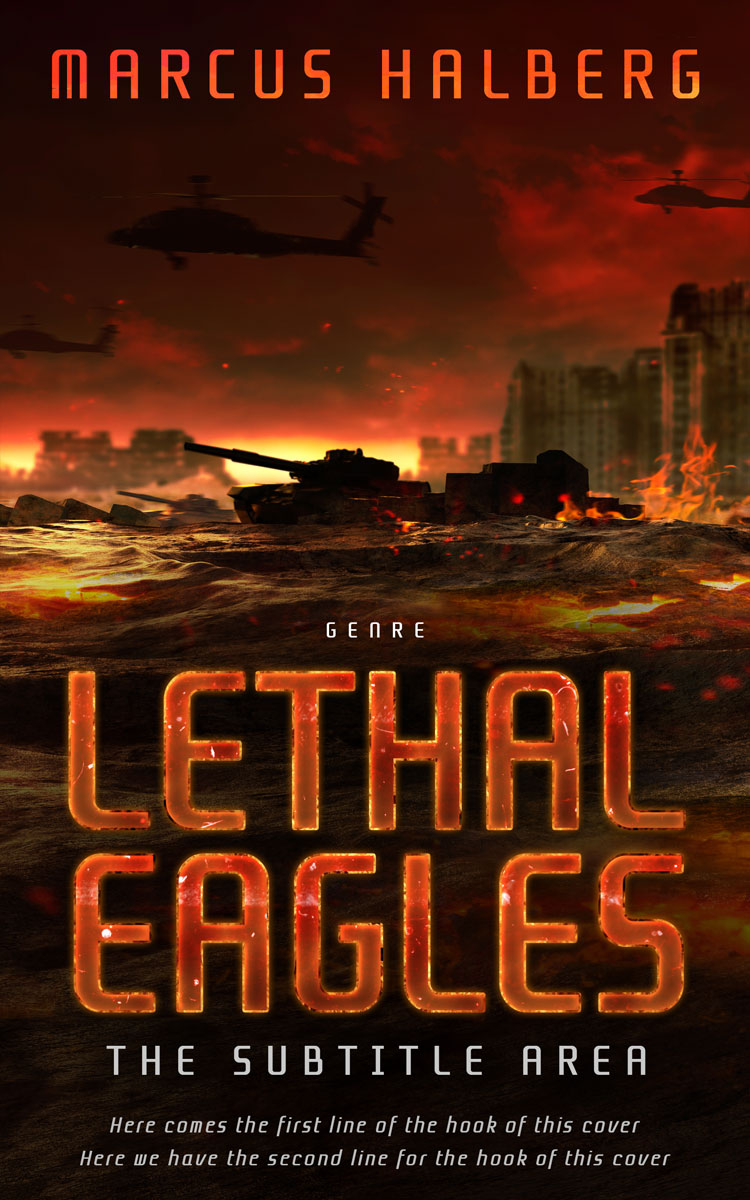 2D view of Graphite #27324 - Premade Apocalyptica Book Cover