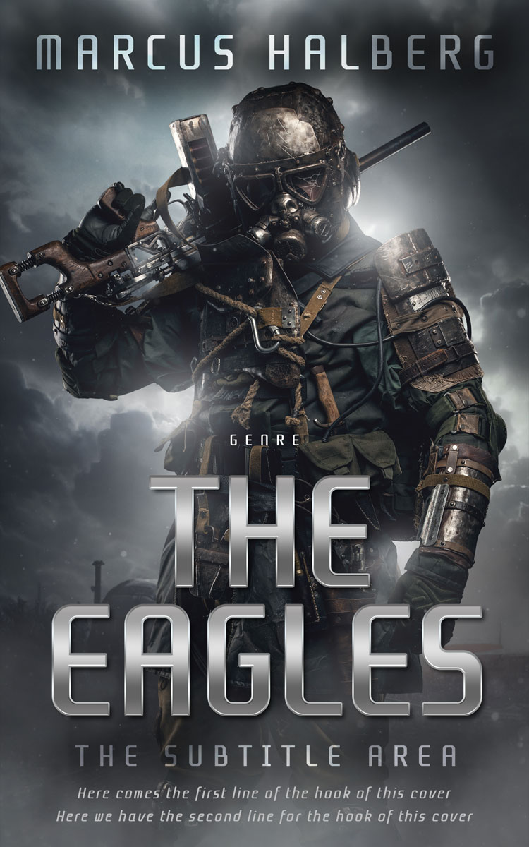 2D view of Premade Apocalyptica Book Cover - Tuna