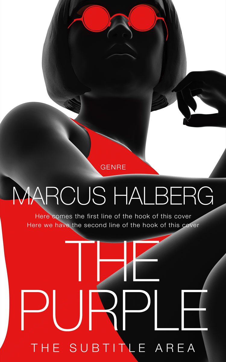 2D view of Premade Business Book Cover - Cod Gray