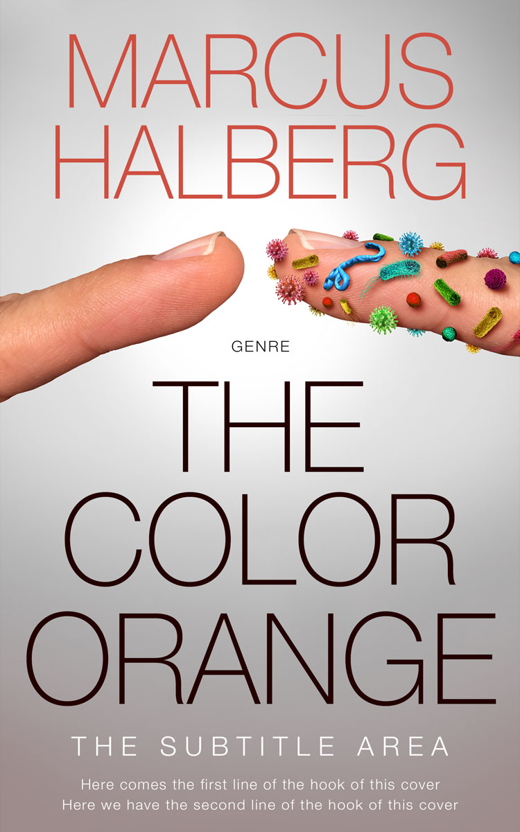 2D view of Premade Medical Book Cover - Silver Rust