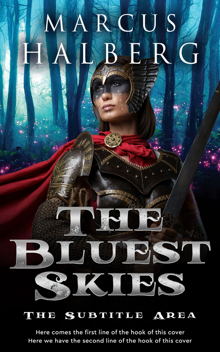 2D view of Premade Fantasy Book Cover - Pink Swan