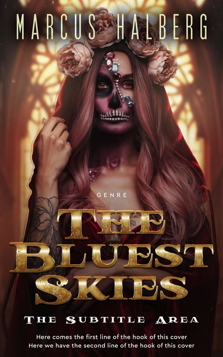 2D view of Premade Fantasy Book Cover - Eclipse