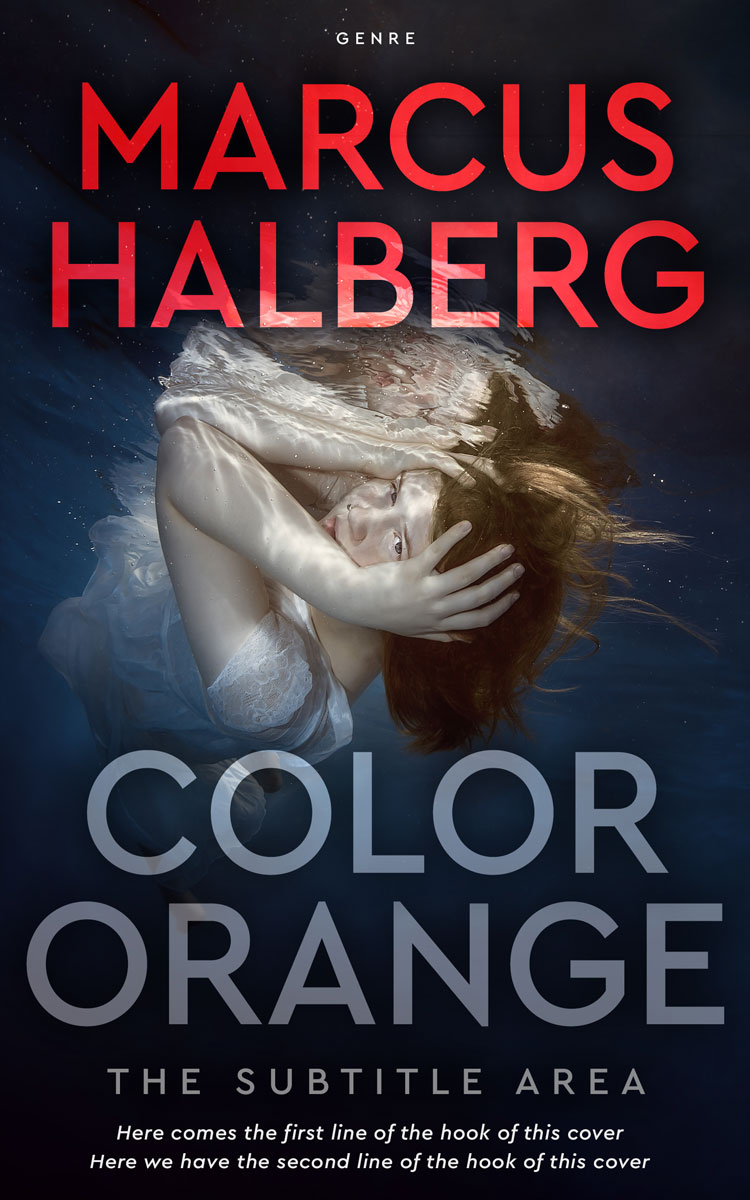 2D view of Premade Mystery & Thriller & Suspense Book Cover - Mirage