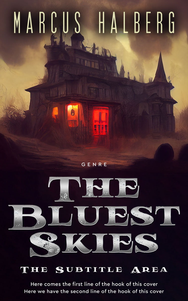 2D view of Premade Horror Book Cover - Gondola