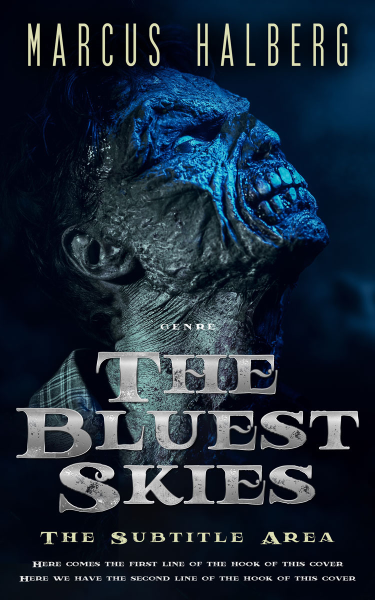 2D view of Premade Apocalyptica Book Cover - Ebony