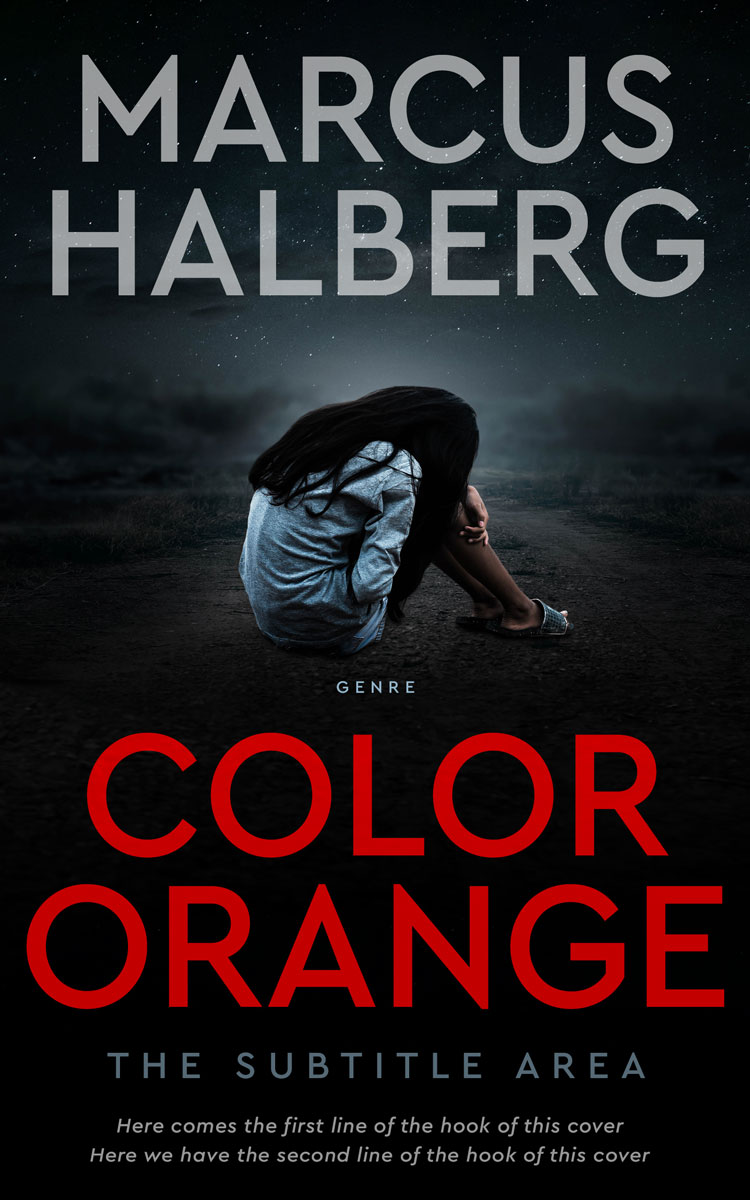 2D view of Premade Horror Book Cover - Woodsmoke