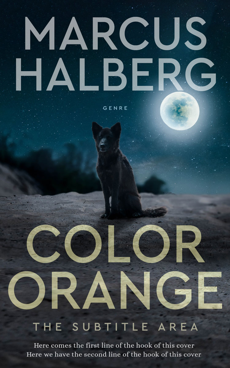 2D view of Premade Horror Book Cover - Mirage