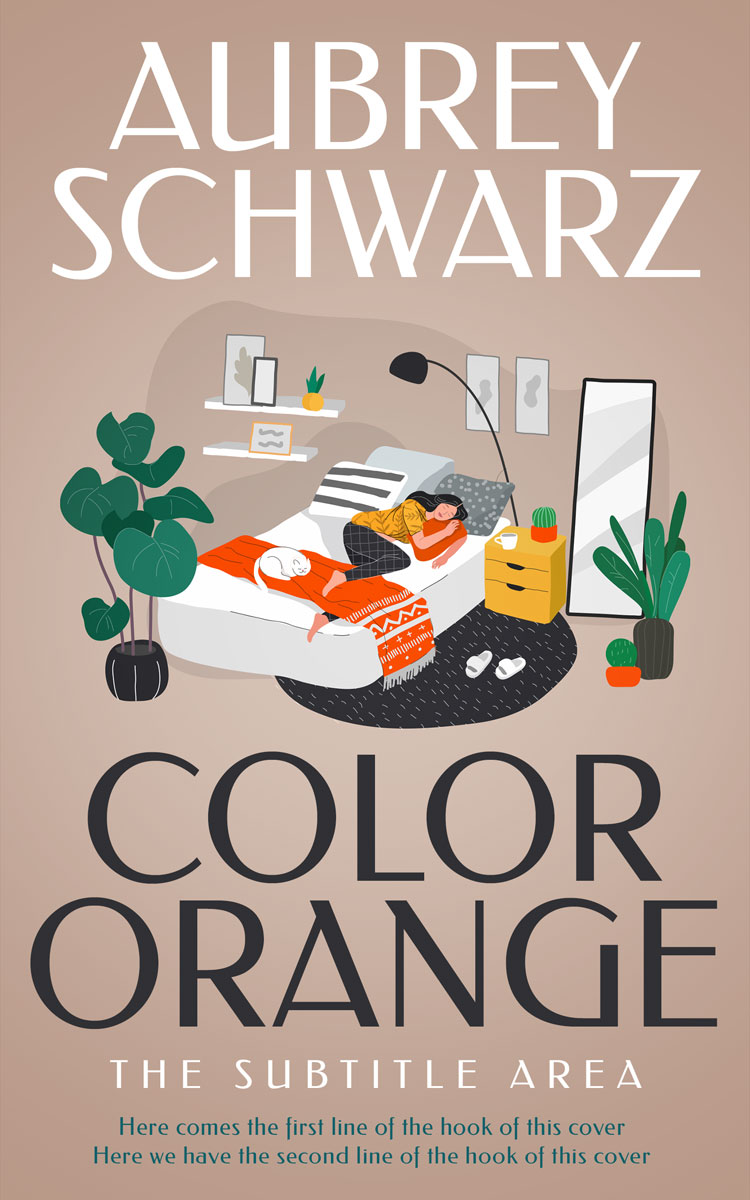 2D view of Premade Self-Improvement & Self-Help Book Cover - Rodeo Dust