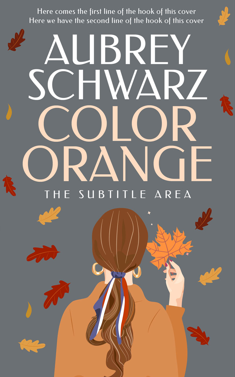 2D view of Premade Chick Lit Book Cover - Sirocco