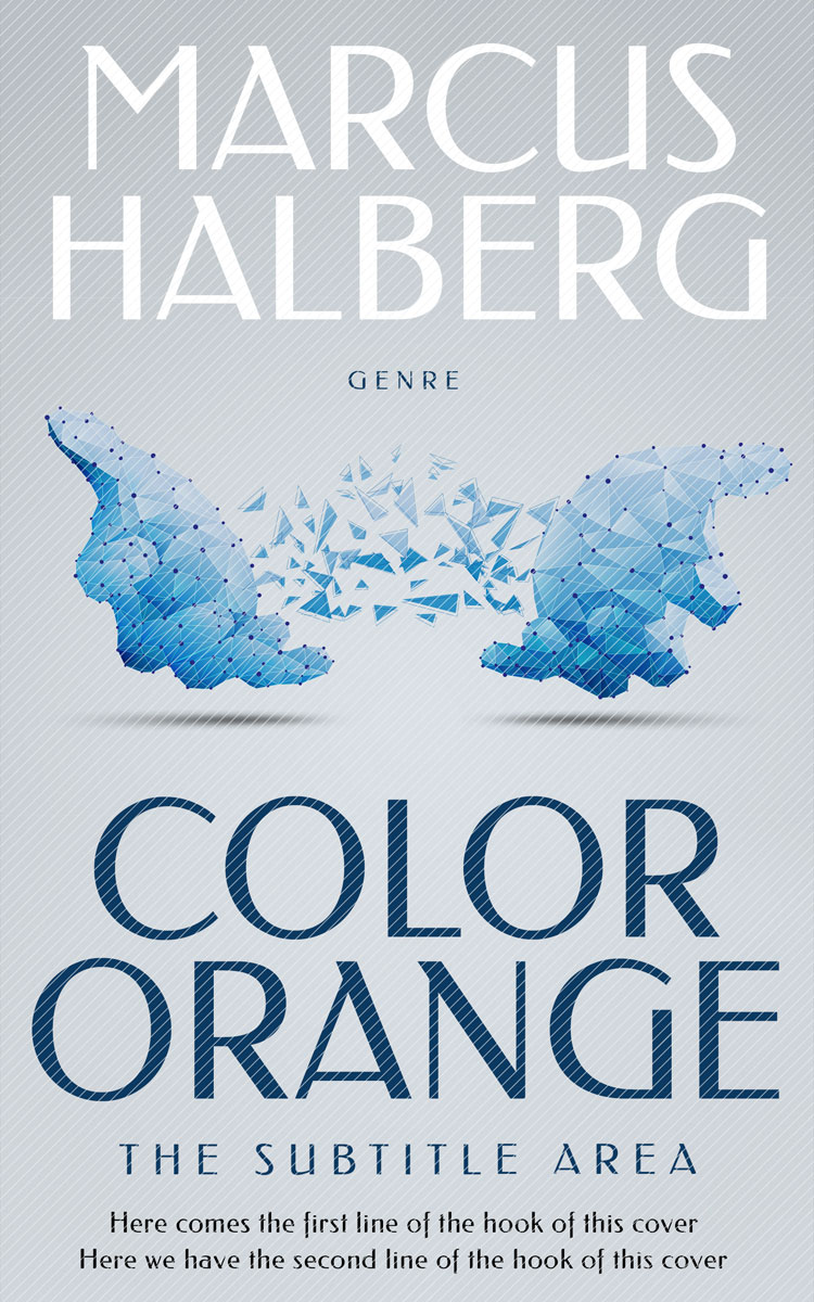 2D view of Premade Self-Improvement & Self-Help Book Cover - Mischka