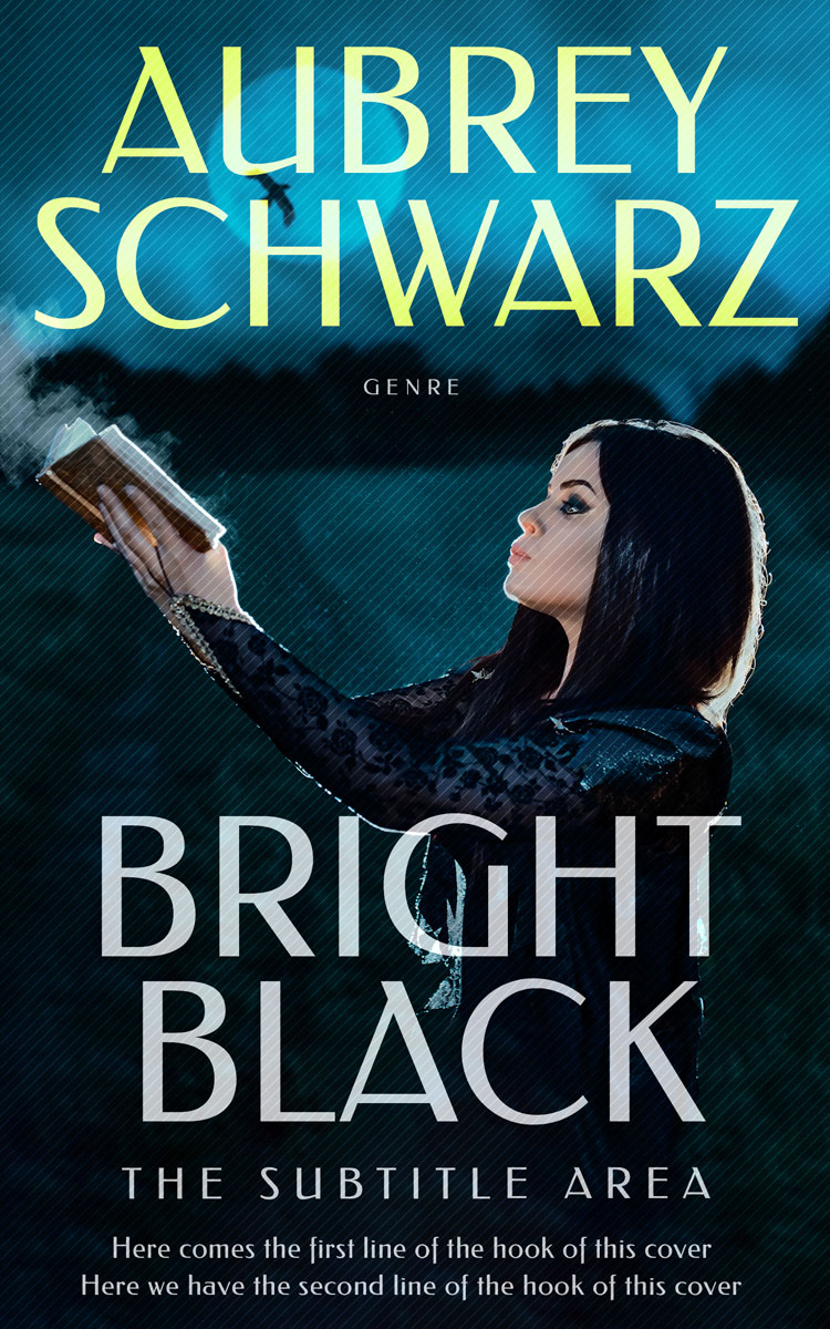 2D view of Premade Paranormal & Urban Book Cover - Coriander