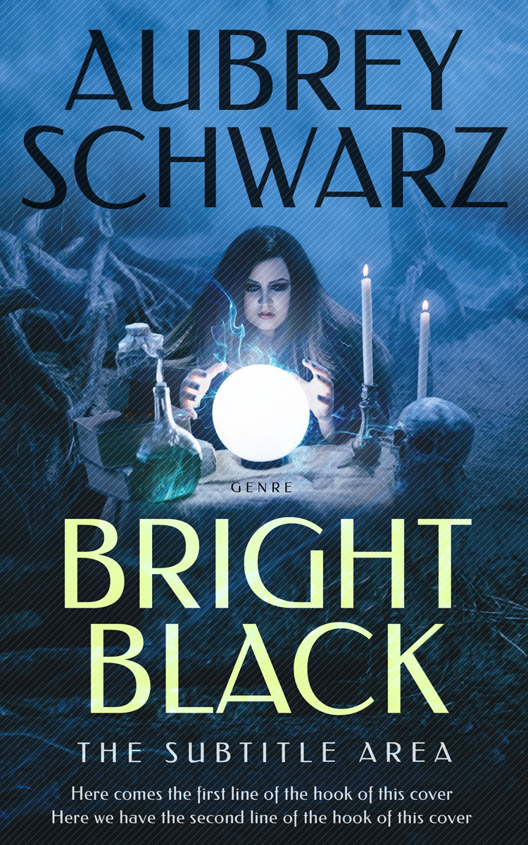 2D view of Premade Paranormal & Urban Book Cover - Big Stone