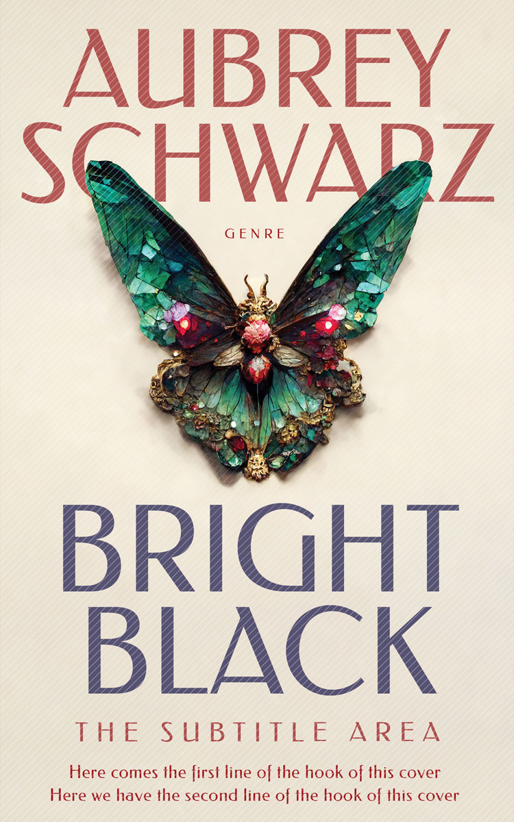 2D view of Premade Fantasy Book Cover - White Rock