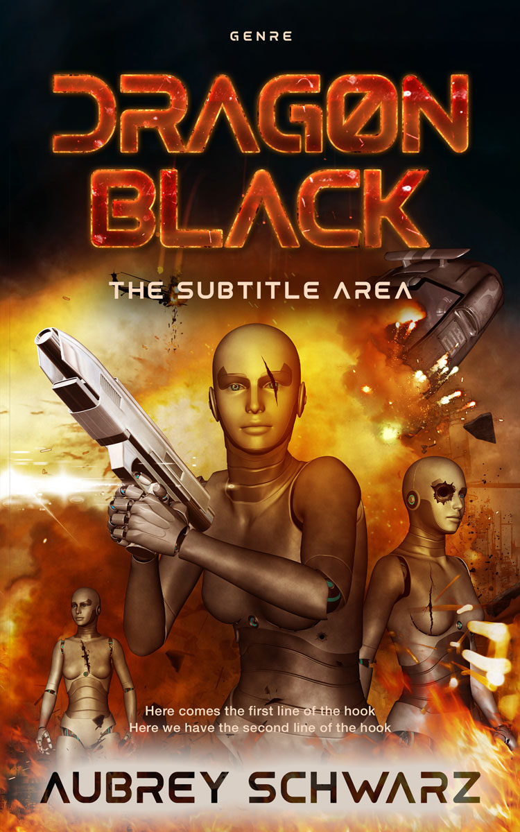 2D view of Premade Science Fiction Book Cover - Sambuca