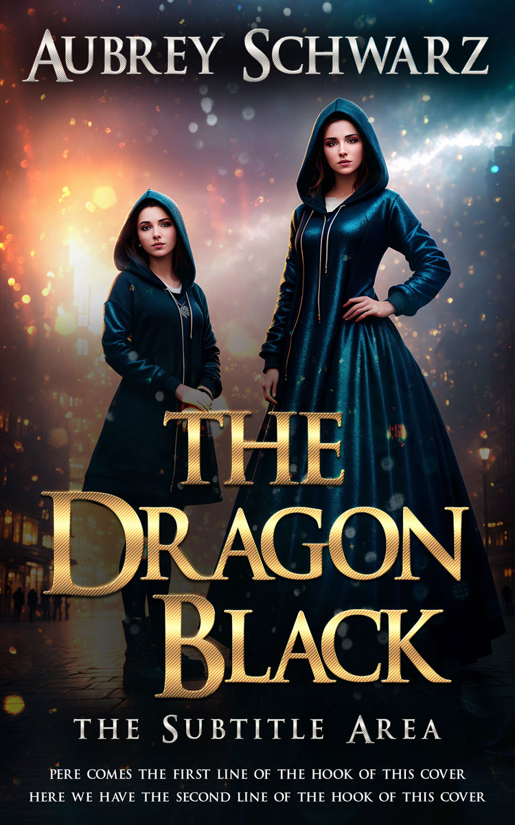 2D view of Premade Paranormal & Urban Book Cover - Tan