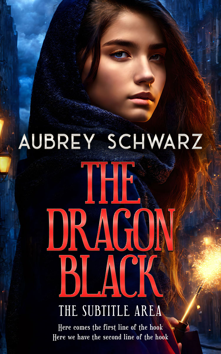 2D view of Premade Science Fiction Book Cover - Japonica