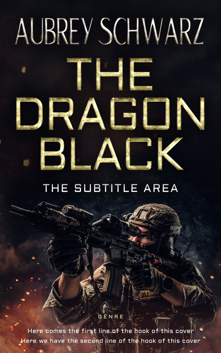 2D view of Premade Action & Adventure Book Cover - Bastille