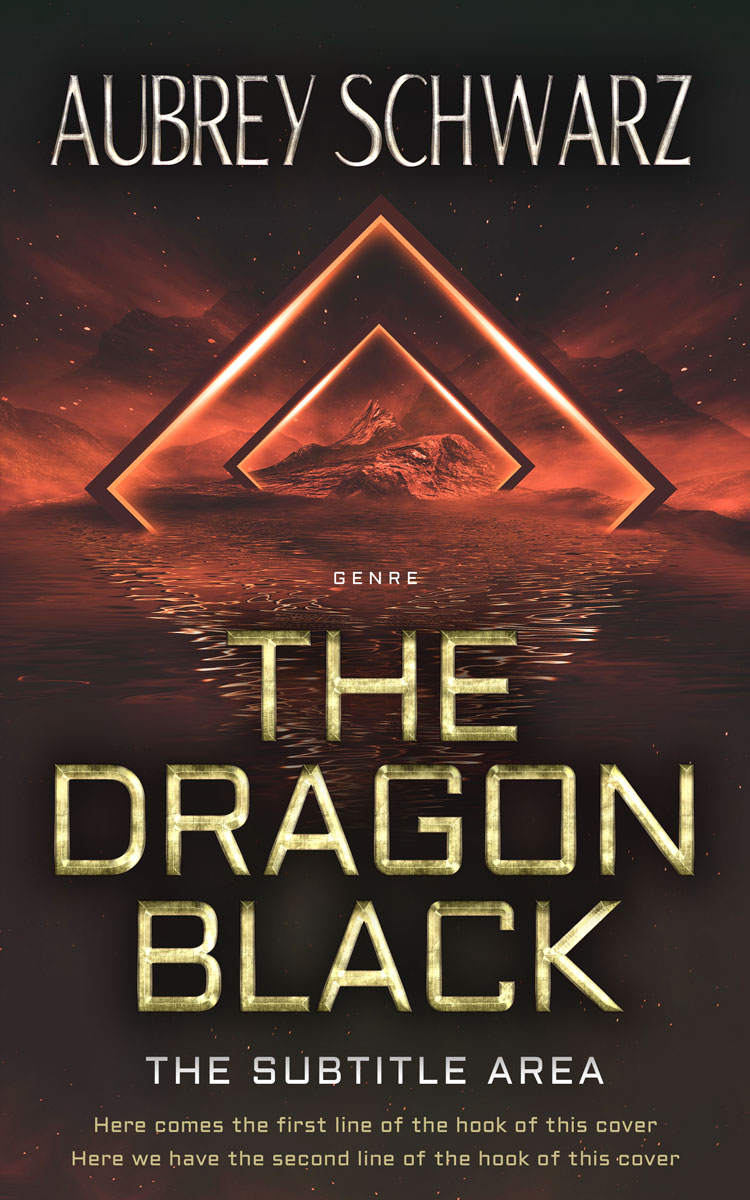 2D view of Premade Science Fiction Book Cover - Cocoa Brown