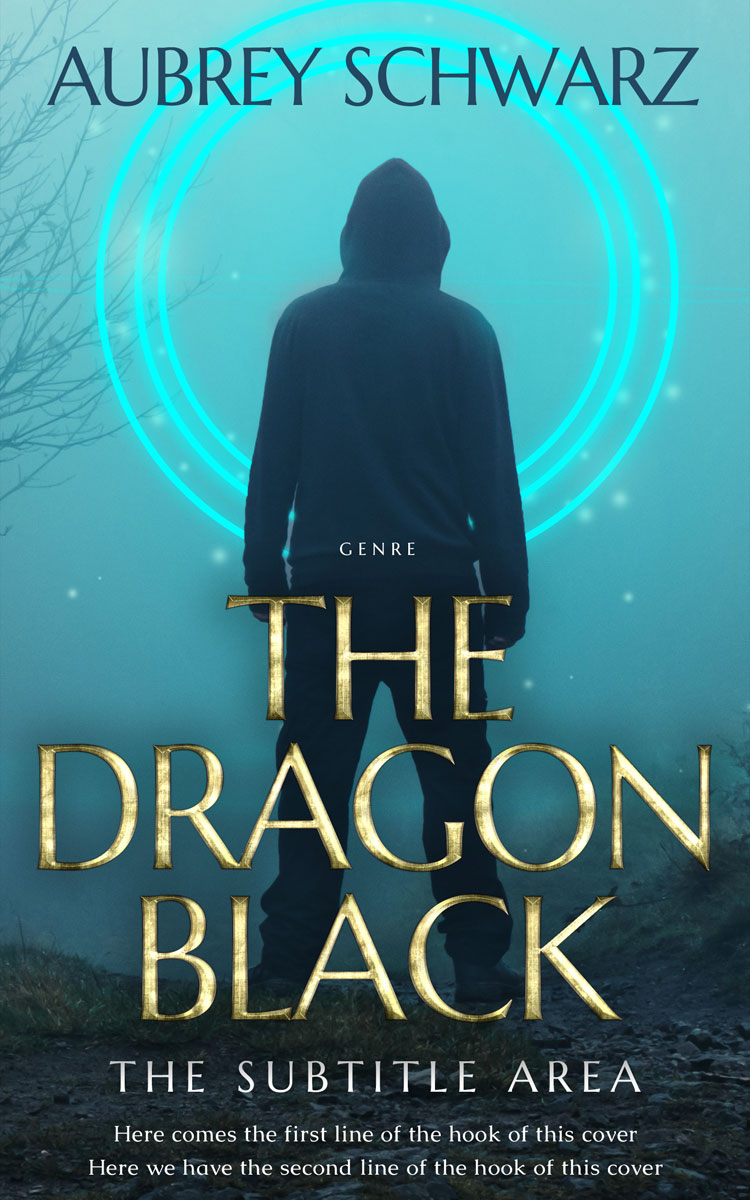 2D view of Premade Fantasy Book Cover - Te Papa Green