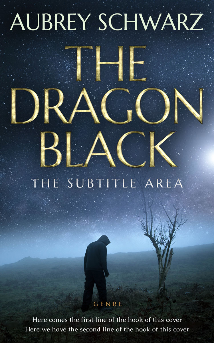 2D view of Premade Horror Book Cover - Ebony Clay