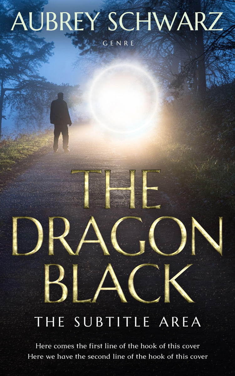 2D view of Premade Fantasy Book Cover - Shark