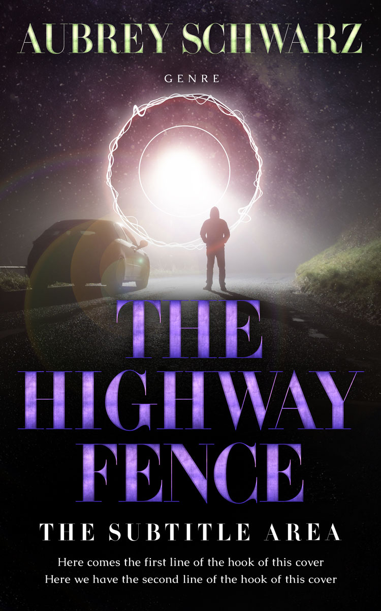 2D view of Premade Horror Book Cover - Thunder