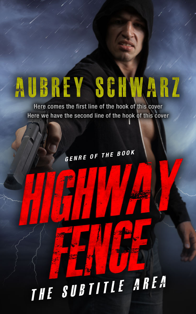 2D view of Premade Mystery & Thriller & Suspense Book Cover - Shark