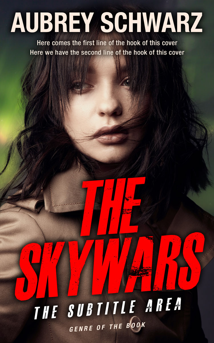 2D view of Premade Mystery & Thriller & Suspense Book Cover - Terracotta