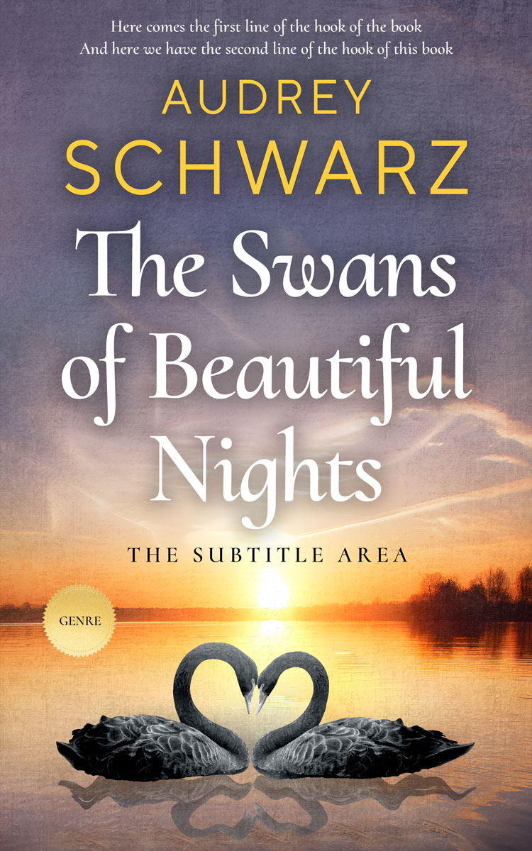 2D view of Premade Nature Book Cover - Old Lavender