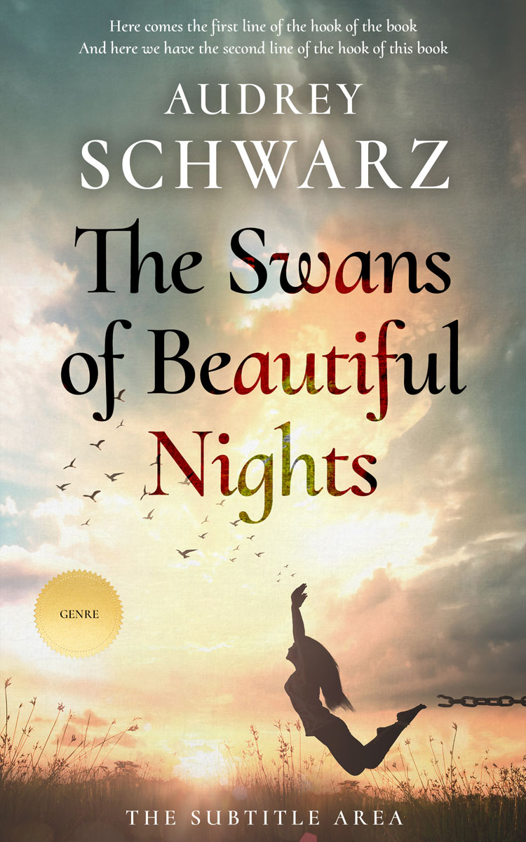 2D view of Premade Self-Improvement & Self-Help Book Cover - Hillary